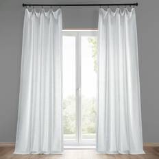 Exclusive Fabrics & Furnishings Heavy Faux Linen Light-Filtering Rod Pocket