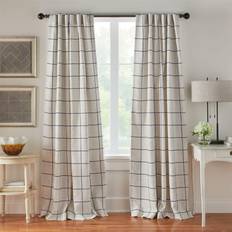 Elrene Home Fashions Brighton Windowpane Plaid52x84"