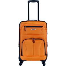 Orange Cabin Bags Rockland Pasadena Softside Spinner Wheel