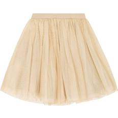 Polka Dots Skirts Bonpoint Girl's Polka Dot Layered Tulle Skirt - Pois Beige