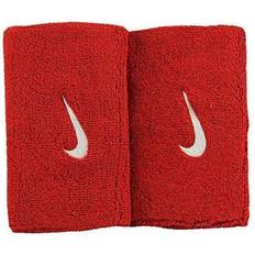 Orange - Women Wristbands Nike Swoosh Doublewide Wristband 2-pack