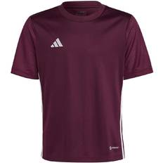 Adidas Performance T-shirt TABELL 23 Bordeaux/Vit år (164) Performance T-shirt