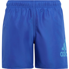 Adidas Boy's Logo CLX Swim Shorts - Semi Lucid Blue/Signal Cyan