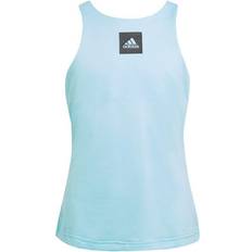 Girls - L Tank Tops Adidas Girl's ParisTennis Y-Tank Top - Pulse Aqua/Black