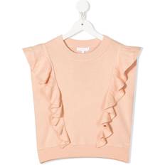 Chloé Kids Pink Ruffled Vest 45K Pink 10Y