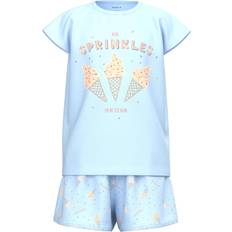 Name It Nattøj Noos NkfNightset Icecream Nantucket Breeze 11-12 år (146-152) Nattøj 2-delt