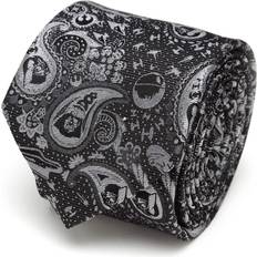 Vader Paisley Black and White Men's Tie