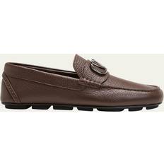 Gold - Men Loafers Valentino Garavani Brown Driving Loafers KG8 FONDANT IT