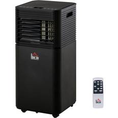 Air Conditioners Homcom Portable Air Conditioner with LED Display Black 560W