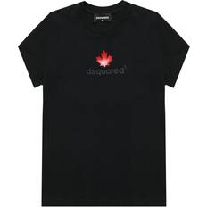 DSquared2 Boy's Logo Print Cotton T-Shirt Black