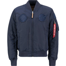 Denim Jackets - Men - White Outerwear Alpha Industries MA-1 VF NASA Bomber Jacket