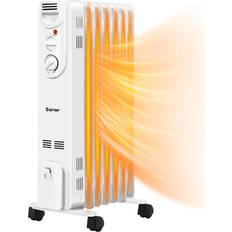 Costway 1500W Oil Heater W/3 Heat Settings Safe Protection