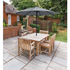 GlamHaus Garden Parasol Umbrella Dark Cover