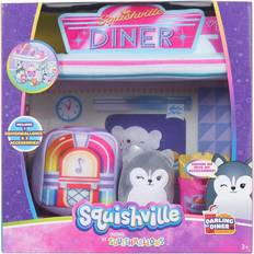 Squishmallows Squishville! Darling Diner Mini Plush Playset