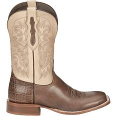 Tony Lama Jinglebob Square Toe Cowboy Boots Brown