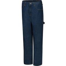 Red Kap Men's Loose Fit Dungaree, Dark Wash, 34x30