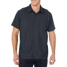 Red Kap Men Short Sleeve Performance Plus Shop Shirt with OIL BLOK Technology