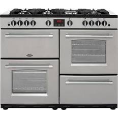 110cm - Silver Gas Cookers Belling Farmhouse X110G 110cm Silver