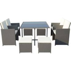 Blue Outdoor Lounge Sets Royalcraft Amir Cannes Cube Outdoor Lounge Set