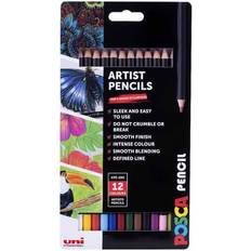 Uni Posca Pencils Set Essentials (12)