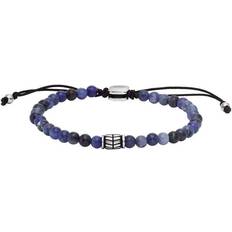 Fossil Men Sodalite Beaded Bracelet