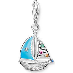 Thomas Sabo Silver Colourful Boat Charm