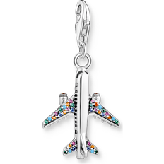 Grey Jewellery Thomas Sabo Charm Club Multicoloured Aeroplane Charm 1914-342-7