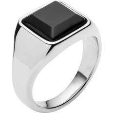 Onyx Jewellery Fred Bennett Signet Ring - Silver/Onyx