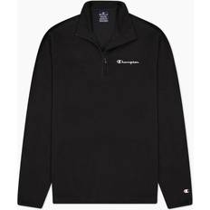 Champion Half Zip-Up Script Logo Fleece sweatshirt Herrer Tøj Sort