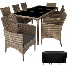 tectake 8 Patio Dining Set