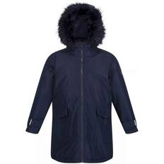 Hiking Children's Clothing Regatta Kid's Adelyn Waterproof Parka Jacket - Navy (RKP247-540)