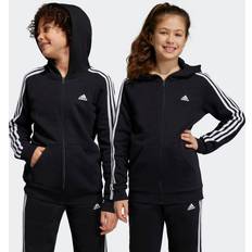 Adidas Essentials 3-Stripes Fleece Full-Zip Hoodie 11-12Y