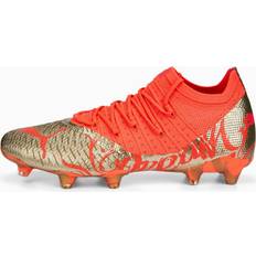 Gold - Men Football Shoes Puma Fodboldstøvler FUTURE Z 1.4 NJr FG/AG 107104-01 Størrelse