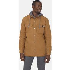 Brown - Men Outerwear Dickies Duck Shirt Jacket Brown