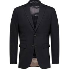 Selected Vævet Blazer Sort