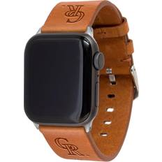 Artinian Colorado Rockies Leather Apple Watch Band