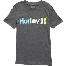 Hurley One And Only Boys Short Sleeve T-Shirt Charcoal Htr