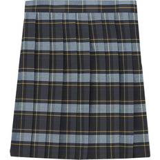 French Toast Girls Size' Pleated Skirt, Blue/Gold Plaid, Plus