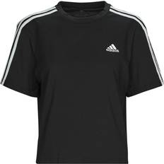 Adidas T-shirts & Tank Tops adidas Essentials 3-Stripes Single Jersey Crop Top