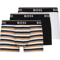 Hugo Boss Beige Men's Underwear Hugo Boss Design Trunk 3Pack Beige