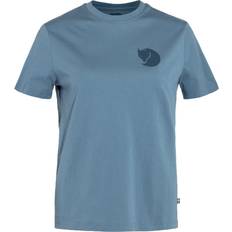Fjällräven Women's Fox Boxy Logo Tee T-shirt XXS, blue
