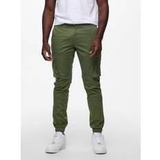 Only & Sons Cam Trousers - Green