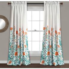 Lush Decor Aprile Room Darkening Curtains-Floral Leaf52x84"