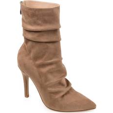 Journee Collection Markie Women's Ankle Boots, Wide, Med Brown