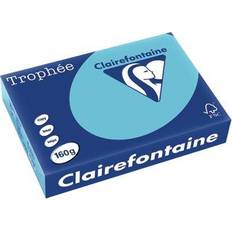 Blue Copy Paper Clairefontaine Card A4 160gm Pack