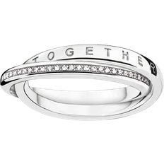 Thomas Sabo Forever Together Ring - Silver/Diamonds