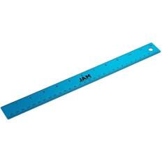 Jam Paper Jam Paper Stainless Steel Ruler 12-inch Nonskid Cork Back