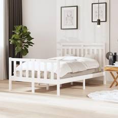 vidaXL Bed Frame White