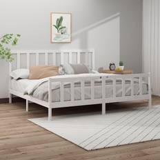 vidaXL Bed Frame White