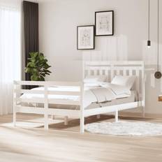 vidaXL Bed Frame White